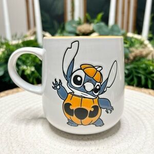 Disney Stitch Pumpkin Halloween Coffee Tea Mug Cup
